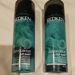 Redken Curvaceous Full Swirl 1-new 5 oz 150ml & 1-used about 3 oz. duo